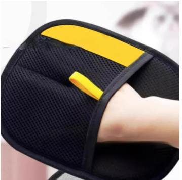 Cat Hair Removal Glove Yellow